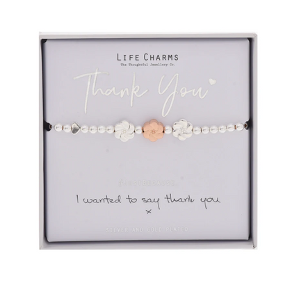Life Charms Bracelet Thankyou