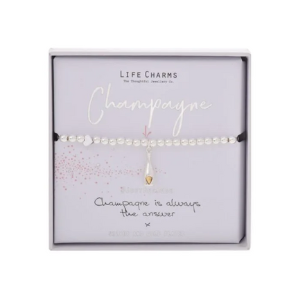Life Charms Bracelet Champagne