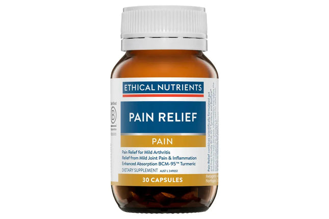 Ethical Nutrients Herbal Pain Relief 30 Capsules - OhYouLuckyDuck.com.au