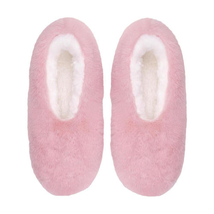 Snuggups Womens Luxe Blush Plush Sherpa Lined Slippers Pink Eu35 37