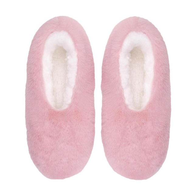 Snuggups Womens Luxe Blush Plush Sherpa Lined Slippers Pink Eu35 37
