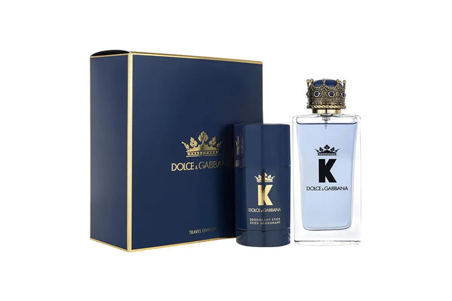 Dolce & Gabbana K Gift Set 100ml EDT + 75g Deodorant Stick - OhYouLuckyDuck.com.au