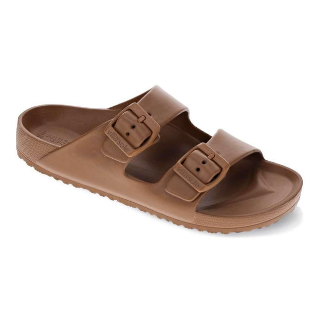 Vitasole Vista Slide Sandals Tan Us 7
