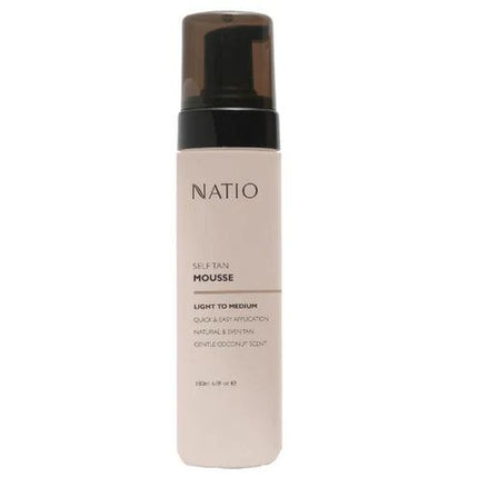 Natio Self Tan Mousse Light/medium - OhYouLuckyDuck.com.au