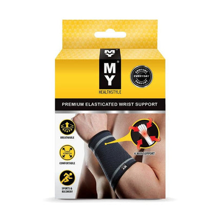 My Healthstyle Premium Elasticated Wrist Support Large
