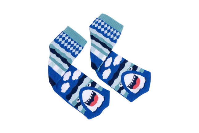 Lolly Kicks Kids Socks Medium Shark