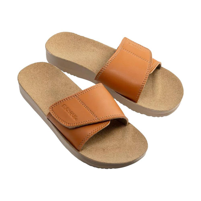 Maseur Gentle Massage Sandals Tan Size 5