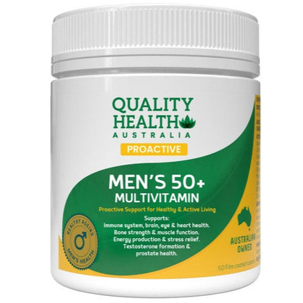 Quality Health Proactive Men's 50+ Multivitamin 50 Tablets