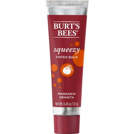 Burt'S Bees Squeezy Tinted Lip Balm Mandarin Granita