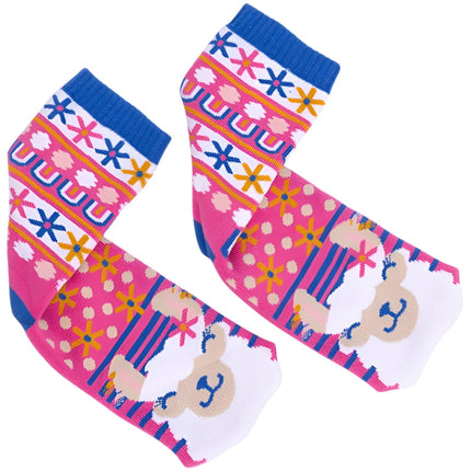 Lolly Kicks Llama Socks Size 5 to 8
