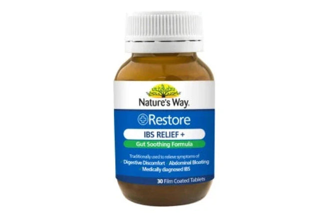 Nature's Way Restore IBS Relief+ 30s - OhYouLuckyDuck.com.au
