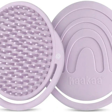 Haakaa Rainbow Silicone Shampoo Brush Lavender