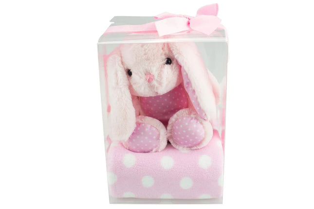 Lcorp Baby Blanket Pink Plush Toy