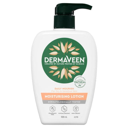 Dermaveen Moisturising Lotion 500ML - OhYouLuckyDuck.com.au