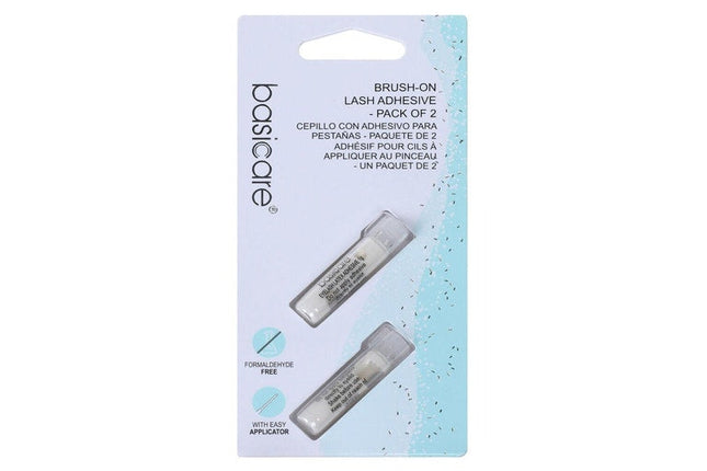 Basicare Brush On Lash Adhesive 2 Pieces