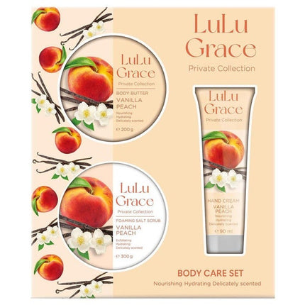 Lulu Grace Vanilla Peach Gift Set 3 Piece