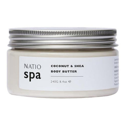 Natio Spa Coconut & Shea Body Butter 240g - OhYouLuckyDuck.com.au