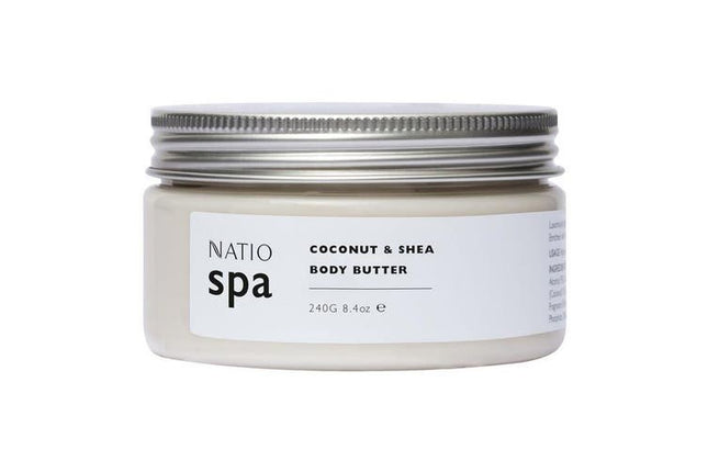 Natio Spa Coconut & Shea Body Butter 240g - OhYouLuckyDuck.com.au