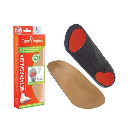 Footlogics Metatarsalgia Insoles 3/4 Length Small