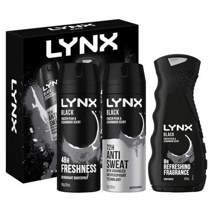 Lynx Core Trio Black Gift Set