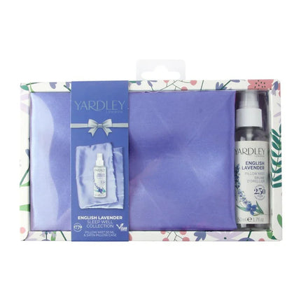 Yardley Lavender Aroma Sleep Set Pillow Case & Mist