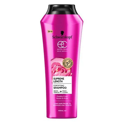 Schwarzkopf Extra Care Supreme Length Shampoo 400mL - OhYouLuckyDuck.com.au