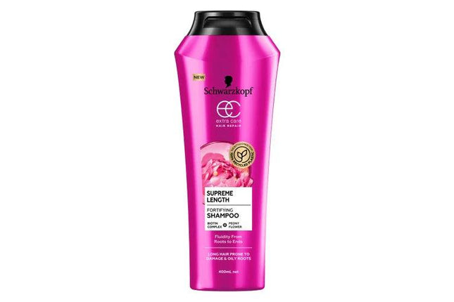 Schwarzkopf Extra Care Supreme Length Shampoo 400mL - OhYouLuckyDuck.com.au
