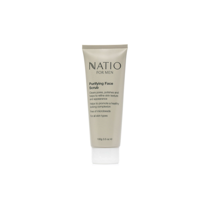 Natio For Men Purifying Face Scrub - OhYouLuckyDuck.com.au