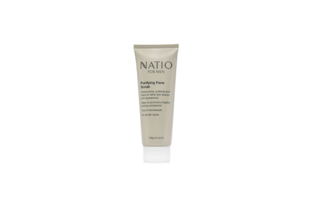 Natio For Men Purifying Face Scrub - OhYouLuckyDuck.com.au