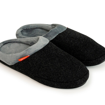 Archline Orthotic Slip On Slippers Charcoal Marle Eur 41
