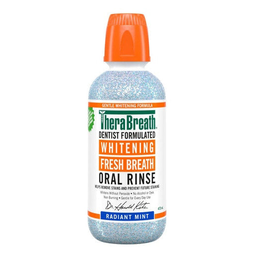 Therabreath Oral Rinse Whitening 473mL
