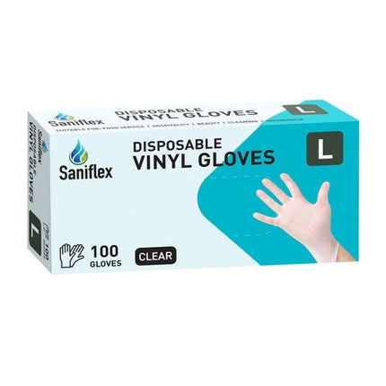 Gloves Vinyl Disposable Large