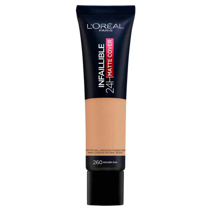 L'Oreal Paris Infallible 24H Matte Cover 260 Golden Sun - OhYouLuckyDuck.com.au