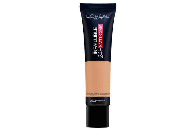 L'Oreal Paris Infallible 24H Matte Cover 260 Golden Sun - OhYouLuckyDuck.com.au