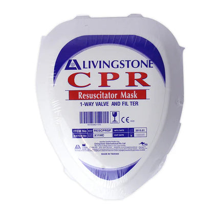 Livingstone CPR Resuscitator Mask Reuseable