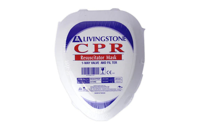 Livingstone CPR Resuscitator Mask Reuseable