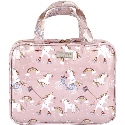 Wicked Sista Unicorns At Play Large Hold All Cosmetic Makeup Bag 29cm X 22cm X 7.5cm
