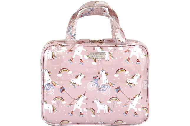 Wicked Sista Unicorns At Play Large Hold All Cosmetic Makeup Bag 29cm X 22cm X 7.5cm