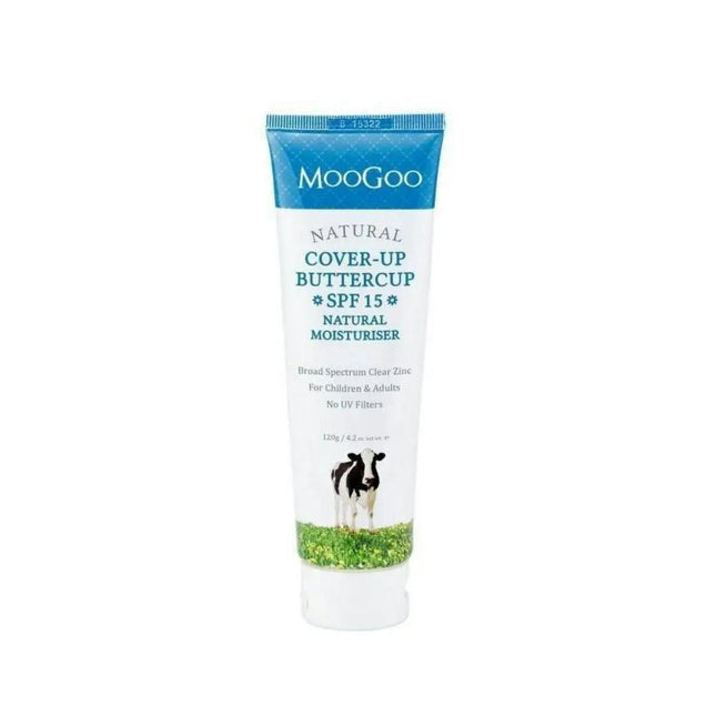Moogoo Cover Up Buttercup Natural Moisturiser SPF 15 200g
