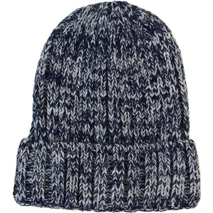 Foote Street Unisex Snuggly Beanie For Kids In Navy M/l 7-10 Years
