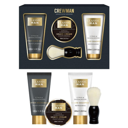 Classic Man Shave Set With Shave Brush