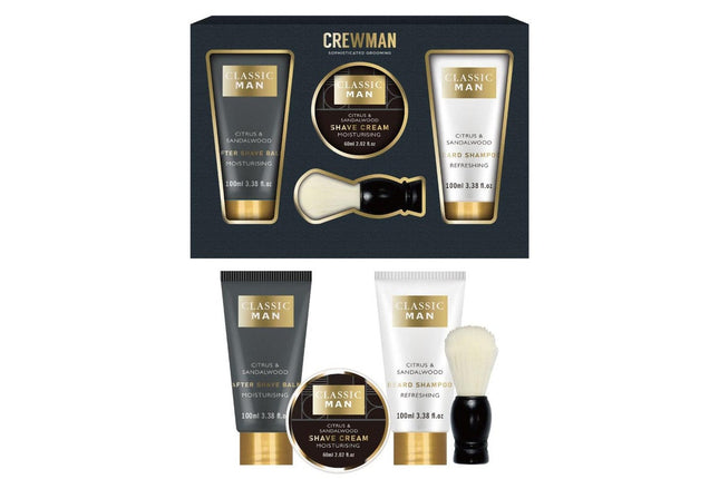 Classic Man Shave Set With Shave Brush