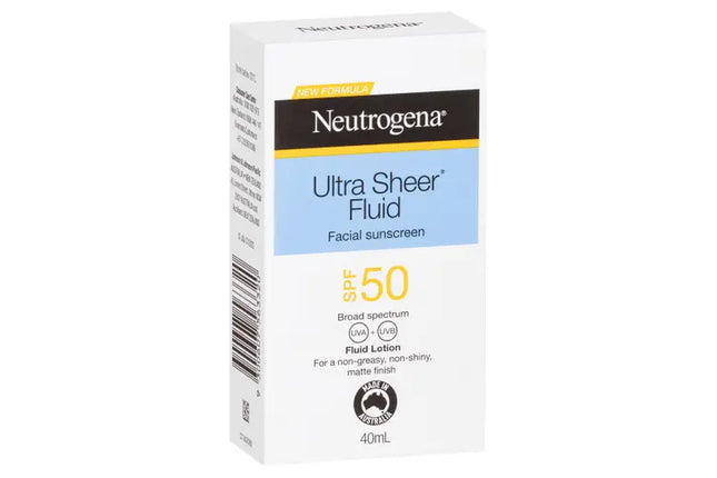 Neutrogena® Ultra Sheer Face Fluid SPF 50 40mL - OhYouLuckyDuck.com.au