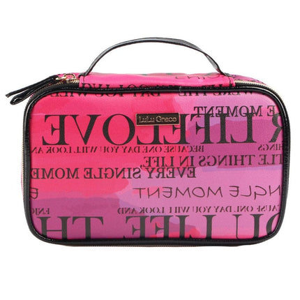 Lulu Grace Pink Cosmetic Bag