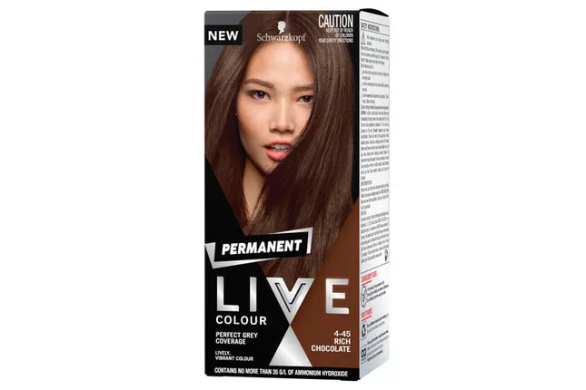 Schwarzkopf LIVE Colour Permanent 4.45 Rich Chocolate - OhYouLuckyDuck.com.au