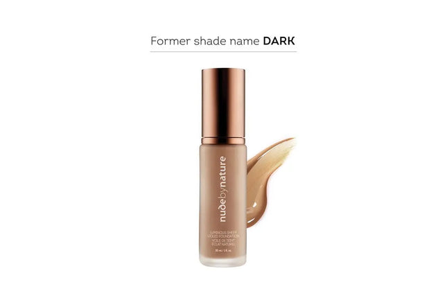 Nude By Nature Luminous Sheer Liquid Foundation Cafe 30ml - OhYouLuckyDuck.com.au