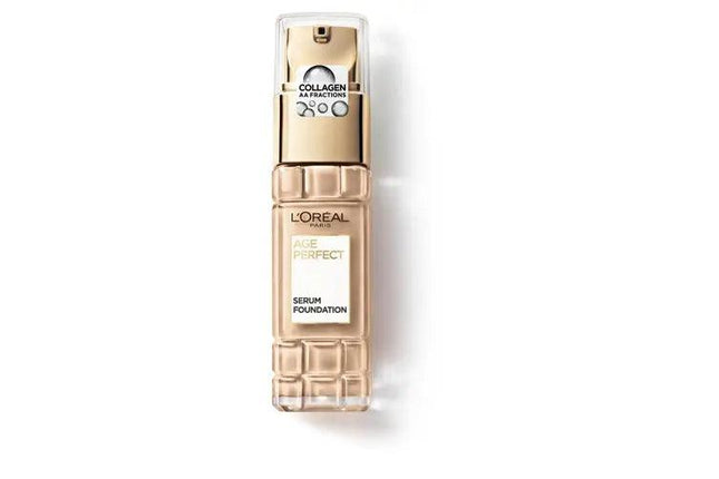L'Oreal Paris Age Perfect Serum Foundation 180 Golden Beige - OhYouLuckyDuck.com.au