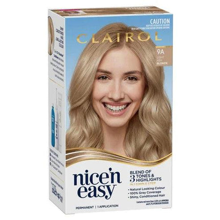 Clairol Nice/e 9a Natural Light Ash Blonde - OhYouLuckyDuck.com.au