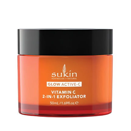Sukin Glow Active-C Vitamin C 2-in-1 Exfoliator 50ML