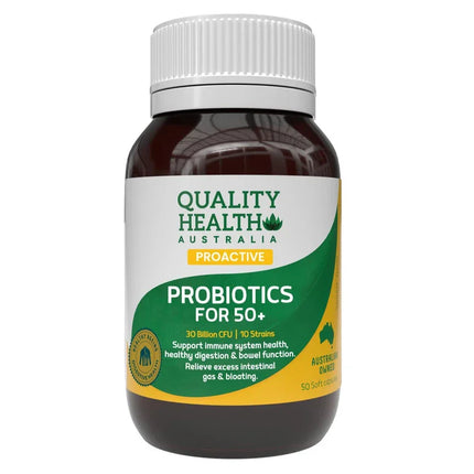 Quality Health Proactive Probiotic 50+ Capsules 50